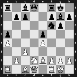 1961 Maroczy Memorial Budapest HUN – Round 1 – Filip, Marius Liviu – 1/2-1/2 – Bronstein, David I – G35