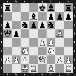1961 Maroczy Memorial Budapest HUN – Round 1 – Simagin, Vladimir – 1/2-1/2 – Drimer, Dolfi – G40
