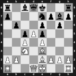 1961 Maroczy Memorial Budapest HUN – Round 1 – Kluger, Gyula – 1/2-1/2 – Dely, Peter – G55