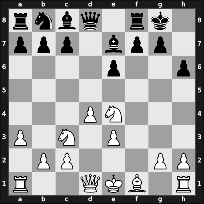 1961 Montevideo – Round 1 – Dominguez, Cristobal – 1/2-1/2 – Estrada Degrandi, Walter – G14