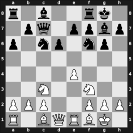 1961 Montevideo – Round 2 – Pelikán, Jiří – 1/2-1/2 – Dominguez, Cristobal – G16