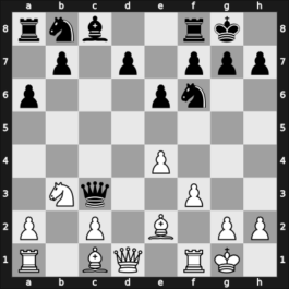 1961 Montevideo – Round 5 – Alvarez del Monte, Jose – 1/2-1/2 – Recalde, Eleuterio – G26