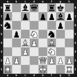 1961 Montevideo – Round 6 – Silva Nazzari, Roberto – 1/2-1/2 – Pelikán, Jiří – G32