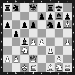 1961 Moscow – Round 1 – Averbakh, Yuri L – 1-0 – Petrosian, Tigran A. – G8