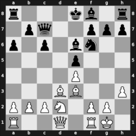 1961 Moscow – Round 1 – Bakulin, Nikolac I – 1-0 – Shamkovich, Leonid – G11
