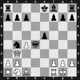 1961 Moscow – Round 1 – Tal, Michael – 1/2-1/2 – Kortchnoi, V. – G16