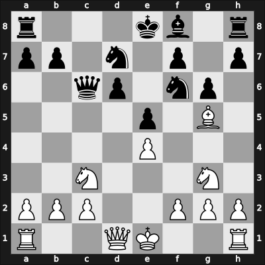 1961 Moscow Ch – Round 7 – Estrin, Yakov – 1-0 – Vasiukov, Evgeni – G24