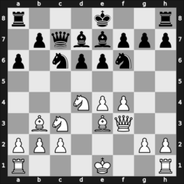 1961 Moscow Ch – Round 16 – Vasiukov, Evgeni – 1-0 – Titenko, Vladimir F – G31