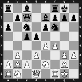1961 Moscow Ch – Round ? – Volovich, Anatoly – 1/2-1/2 – Titenko, Vladimir F – G63