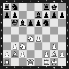 1961 Moscow Ch – Round ? – Bykhovsky, Anatoly A – 1/2-1/2 – Bronstein, David I – G77