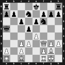 1961 Moscow Ch – Round ? – Vasiukov, Evgeni – 1-0 – Goldberg, Grigory A – G88