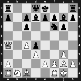 1961 Moscow Ch – Round ? – Shamkovich, Leonid – 1-0 – Estrin, Yakov – G123