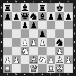 1961 Moskou – Round 1 – Kortchnoi, V. – 1/2-1/2 – Cherepkov, Anton – G7