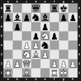 1961 Moskou – Round 1 – Polugaevsky, Lev – 1/2-1/2 – Cherepkov, Alexander V – G41