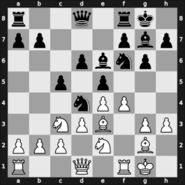 1961 Moskou – Round 1 – Spassky, Boris V. – 0-1 – Simagin, Vladimir – G59