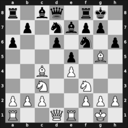 1961 Moskou – Round 1 – Stein, Leon Rico – 1/2-1/2 – Taimanov, Mark E – G60