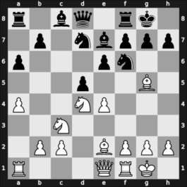 1961 Moskou – Round 1 – Boleslavsky, Isaac – 1/2-1/2 – Petrosian, Tigran A. – G64