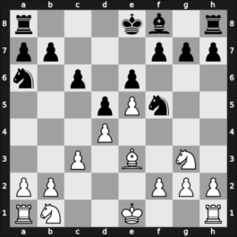 1961 Moskou – Round 1 – Gufeld, Eduard – 1/2-1/2 – Simagin, Vladimir – G79