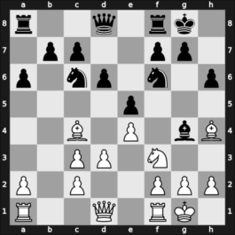 1961 Moskou – Round 1 – Spassky, Boris V. – 1/2-1/2 – Smyslov, Vladimir – G84