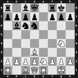 1961 Moskou – Round 1 – Stein, Leon Rico – 1/2-1/2 – Smyslov, Vladimir – G98