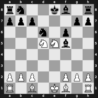 1961 Moskou – Round 1 – Bronstein, David I – 0-1 – Borisenko, Georgy K – G99