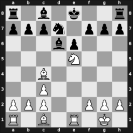 1961 Moskou – Round 1 – Bannik, Anatolij – 1/2-1/2 – Bronstein, David I – G103
