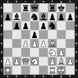 1961 Moskou – Round 1 – Smyslov, Vladimir – 1/2-1/2 – Averbakh, Yuri L – G105