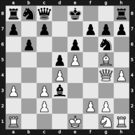 1961 Moskou ZShK – Round 2 – Tolush, Alexander V – 0-1 – Portisch, Lajos – G10