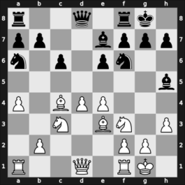 1961 Moskou ZShK – Round 5 – Bronstein, David I – 1/2-1/2 – Smyslov, Vasily – G24