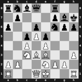 1961 Moskou ZShK – Round 6 – Olafsson, Fridrik – 1-0 – Gufeld, Eduard – G30