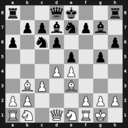 1961 Moskou ZShK – Round 11 – Gufeld, Eduard – 1/2-1/2 – Bakulin, Nikolac I – G55