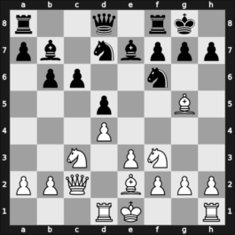 1961 Netanya – Round 9 – Trifunovic, Petar – 1/2-1/2 – Czerniak, Magdalena – G56