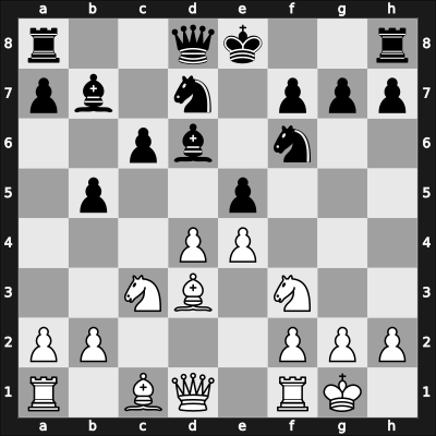 1961 New York ch-USA – Round 4 – Turner, Abe J – 1/2-1/2 – Bernstein, Sidney – G15