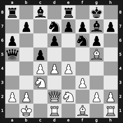 1961 New York ch-USA – Round 4 – Evans Lianda – 1/2-1/2 – Mednis, Edmar J – G17