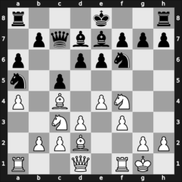 1961 New York ch-USA – Round 7 – Bernstein, Sidney – 0-1 – Mednis, Edmar J – G35
