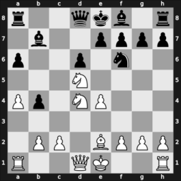 1961 New York ch-USA – Round 11 – Seidman, Herbert – 1/2-1/2 – Evans Lianda – G60