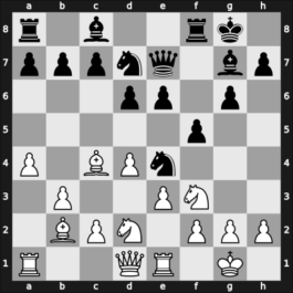 1961 Nykobing – Round 1 – Hamann, Svend – 1/2-1/2 – Nielsen, Axel – G23