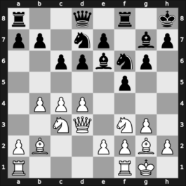 1961 Nykobing – Round 1 – Moller, Per – 1/2-1/2 – Nielsen, Axel – G25