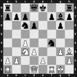 1961 Nykobing – Round 3 – Blom, Kaj – 1/2-1/2 – Kolvig, Bent – G29