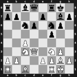 1961 Nykobing – Round 8 – Blom, Kaj – 1/2-1/2 – Hamann, Svend – G40