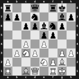 1961 Nykobing – Round 11 – Nielsen, Axel – 1/2-1/2 – Blom, Kaj – G46