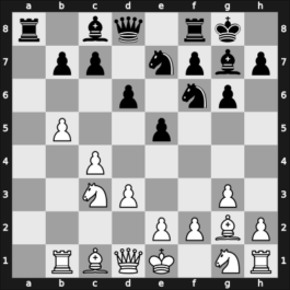 1961 Oberhausen etc – Round 2 – Botvinnik, Mikhail – 1/2-1/2 – Gligorić, Svetozar – G58