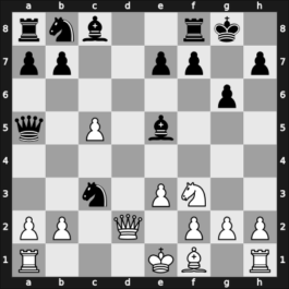 1961 Oberhausen etc – Round 2 – Udovcic, Mijo – 1/2-1/2 – Korchnoi, Viktor – G68