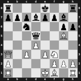 1961 Oberhausen etc – Round 3 – Taimanov, Mark E – 1-0 – Kozma, Julius – G86