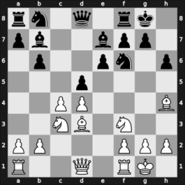 1961 Oberhausen etc – Round 4 – Gligorić, Svetozar – 1/2-1/2 – Pachman, Ludek – G104