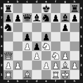 1961 Oberhausen etc – Round 5 – Tal, Mikhail – 1/2-1/2 – Schmid, Leo – G147
