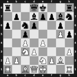 1961 Oberhausen etc – Round 6 – Ujtelky, Maximilian – 1-0 – Forintos, Gyozo V – G148