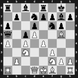 1961 Oberhausen etc – Round 6 – Petrosian, Tigran A. – 1/2-1/2 – Albareda, Miguel – G154
