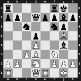 1961 Oberhausen etc – Round 7 – Rejfir, Josef – 1/2-1/2 – Montoya Eisinger, Maximiliano – G180