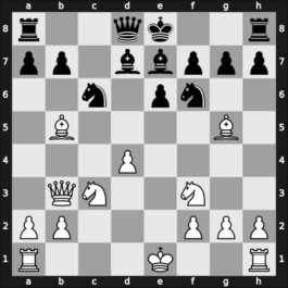 1961 Oberhausen etc – Round 7 – Matanovic, Aleksandar – 1/2-1/2 – Petrosian, Tigran V – G187